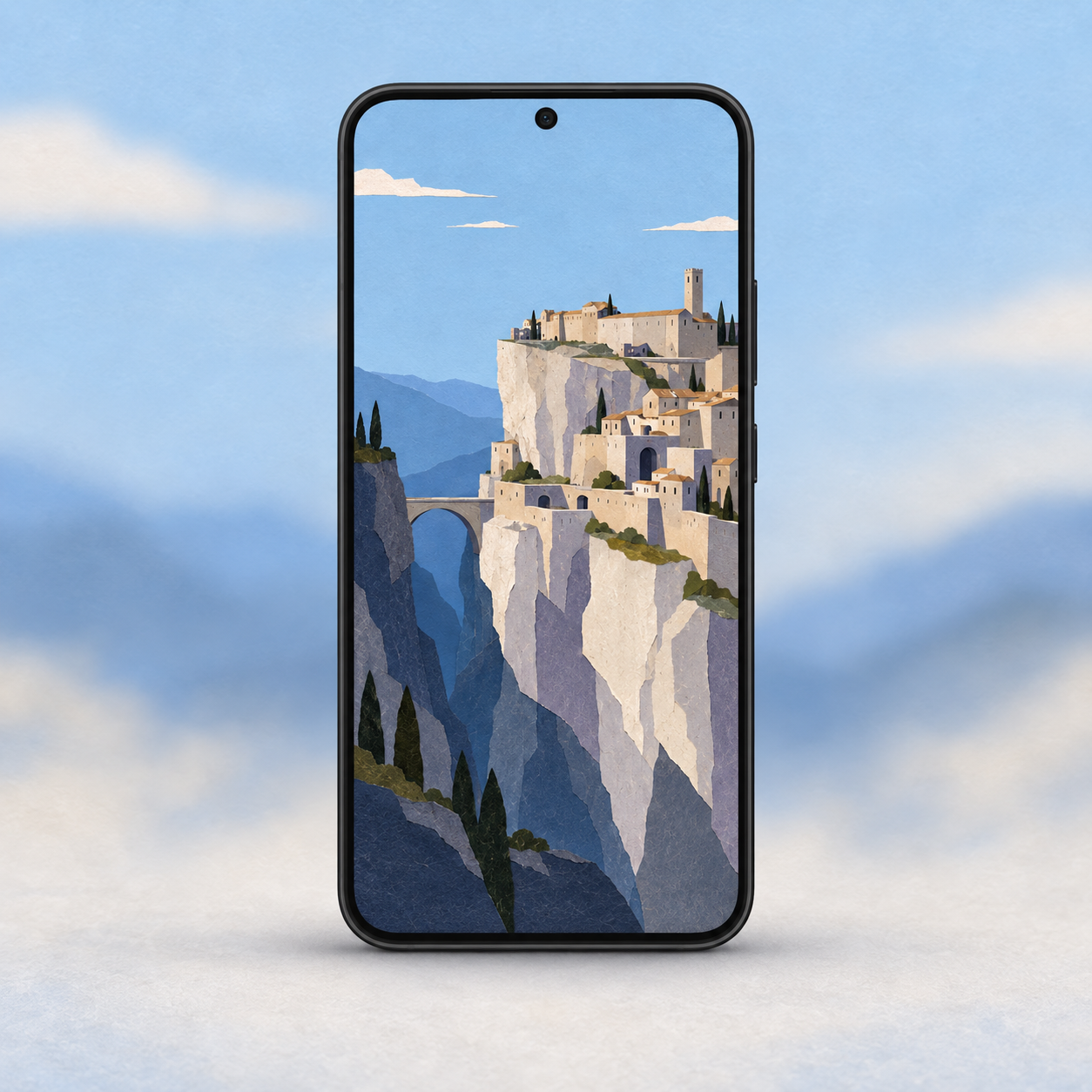 Aperçu de La Cité des falaises sur smartphone